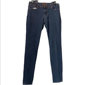 Tag Blue Denim Skinny Stitched Jeans